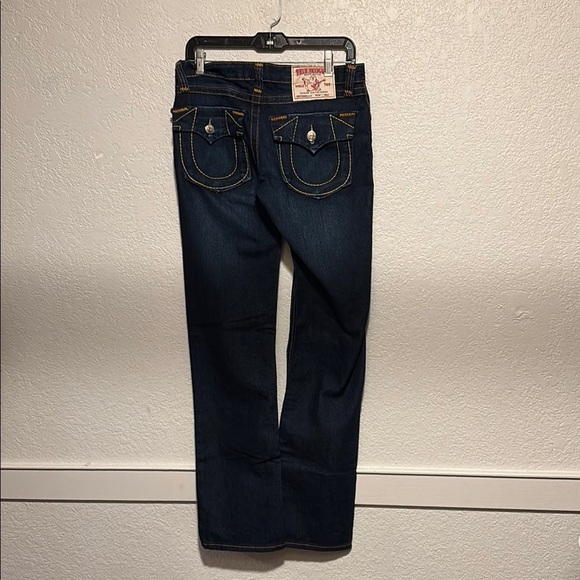 True Religion Blue Straight Leg Jeans Classic Denim - Picture 2 of 5
